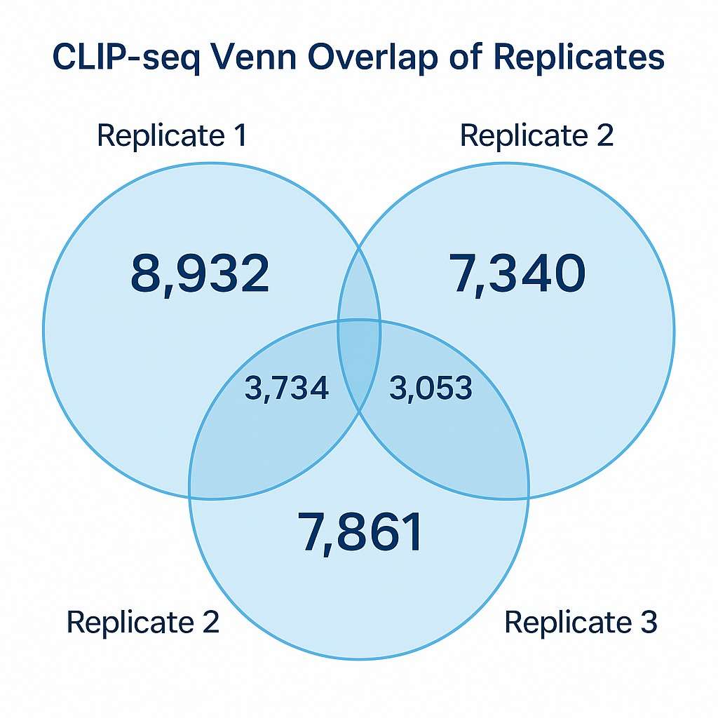 Venn overlap of replicates