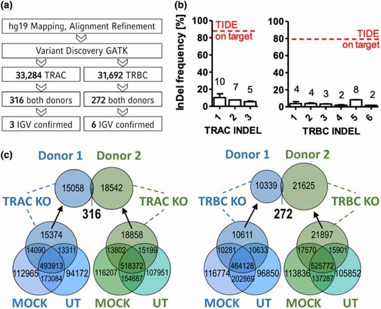 Fig 1. Comprehensive analysis of Cas9-induced off-target effects dependent on gRNA across the whole genome. (Kaeuferle et al., 2022)