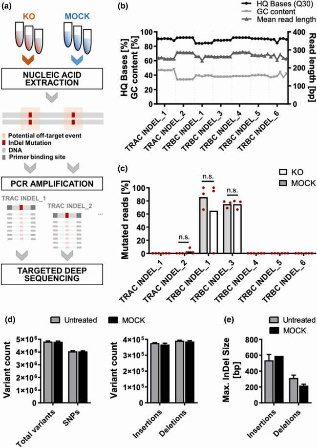 Fig 2. Targeted deep sequencing validation of off-target events identified through whole-genome sequencing (WGS). (Kaeuferle et al., 2022)