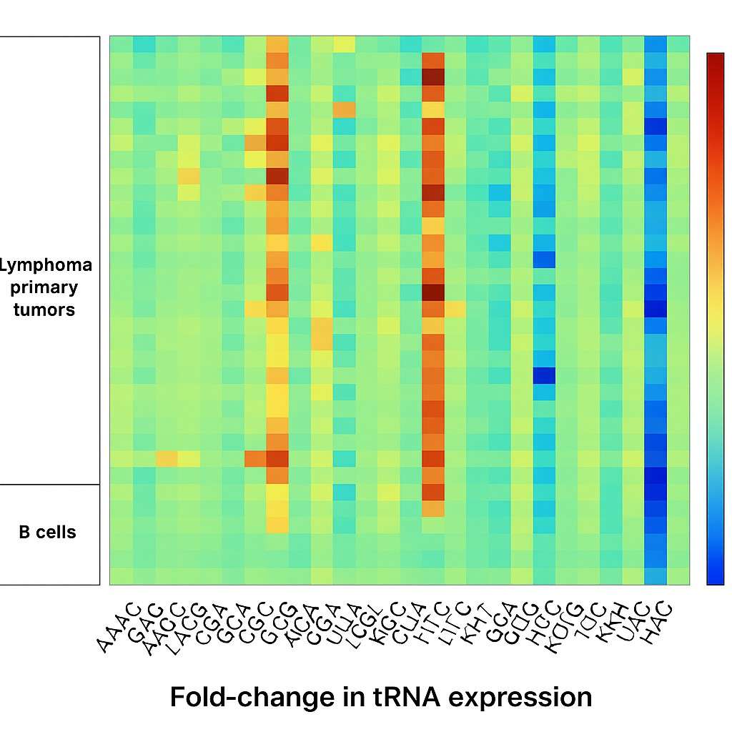 Fold-change in tRNA expression