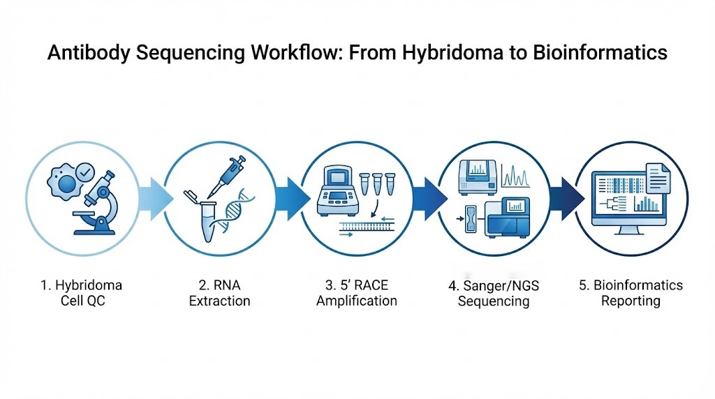 Antibody Sequencing Service Workflow