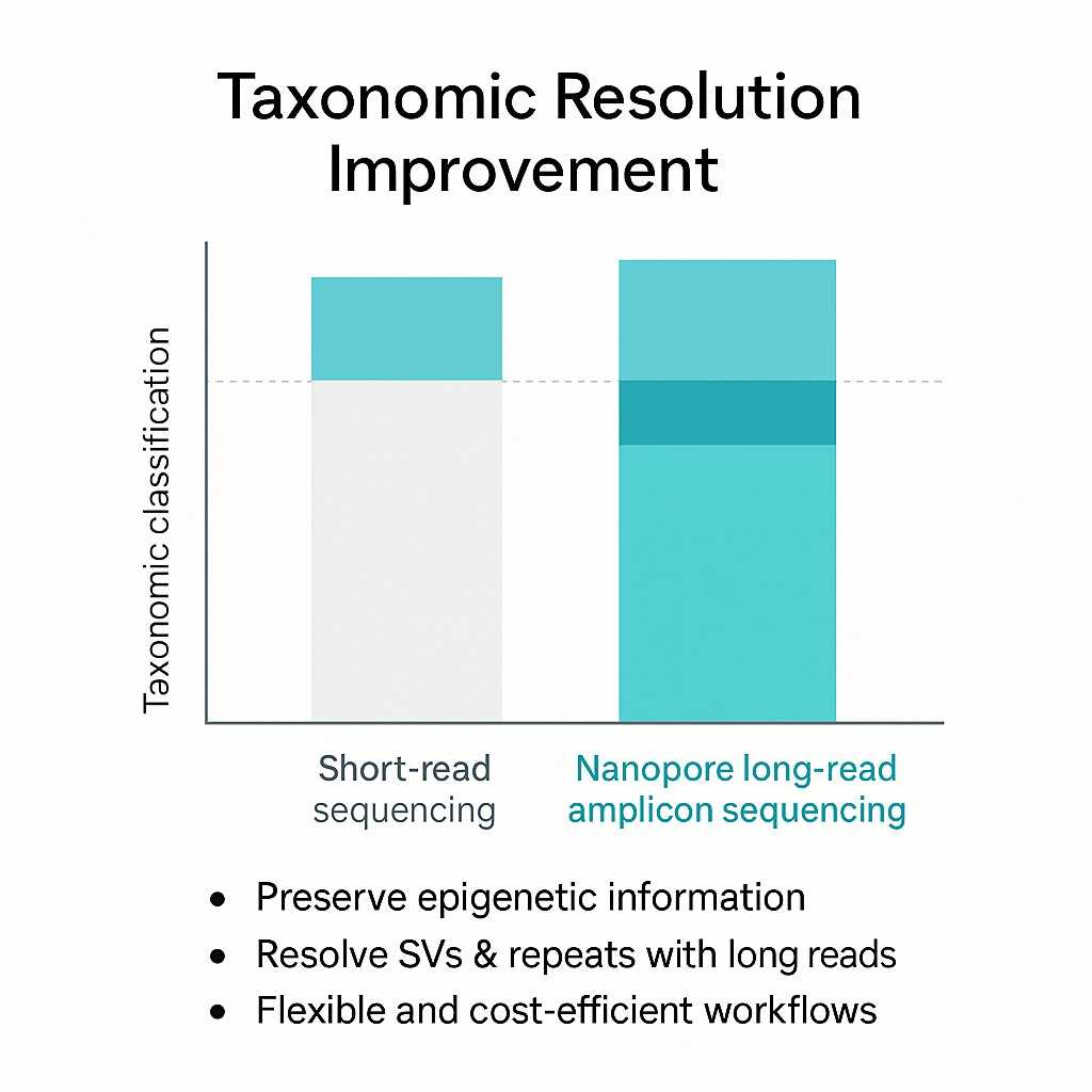 Nanopore targeted amplicon sequencing improves species-level taxonomic resolution