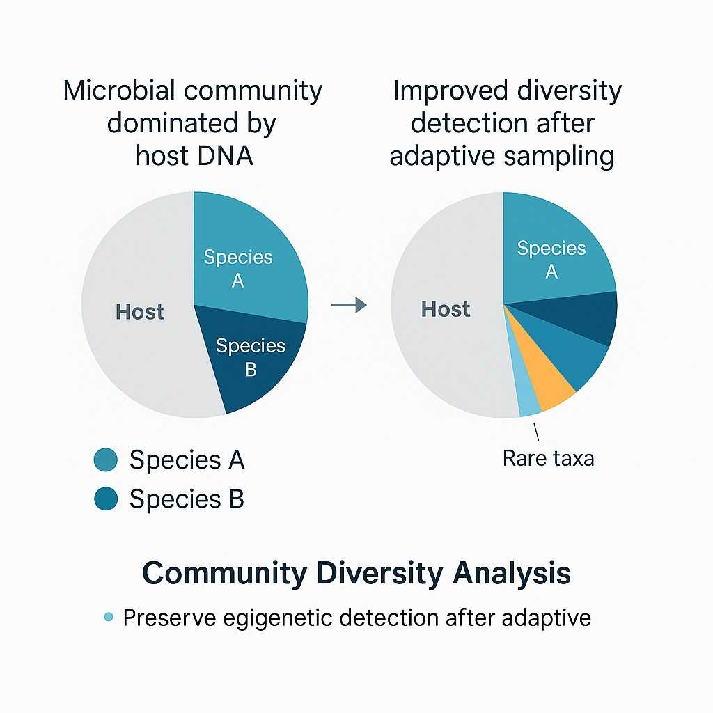 Adaptive sampling improves microbial diversity detection in nanopore targeted sequencing
