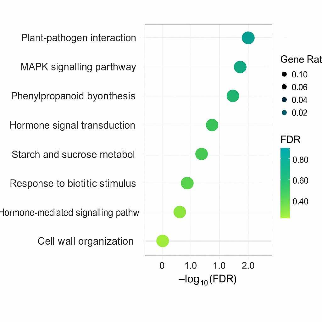 Functional enrichment of QTL-seq candidate genes