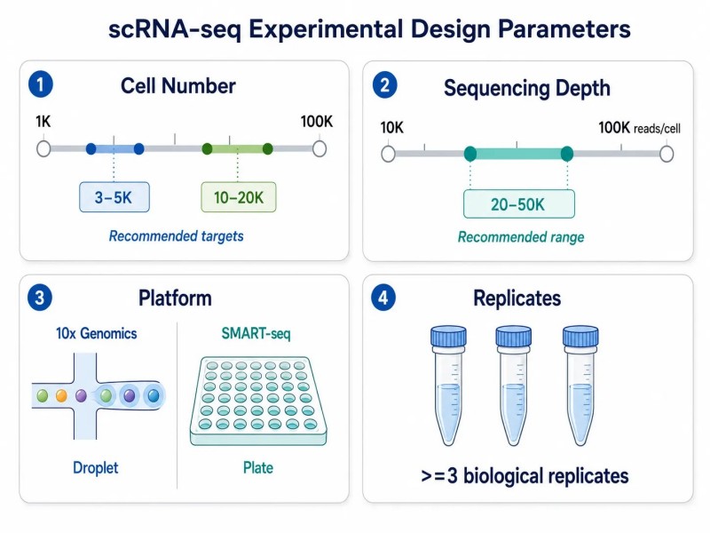 scRNA-seq Experimental Design Parameters