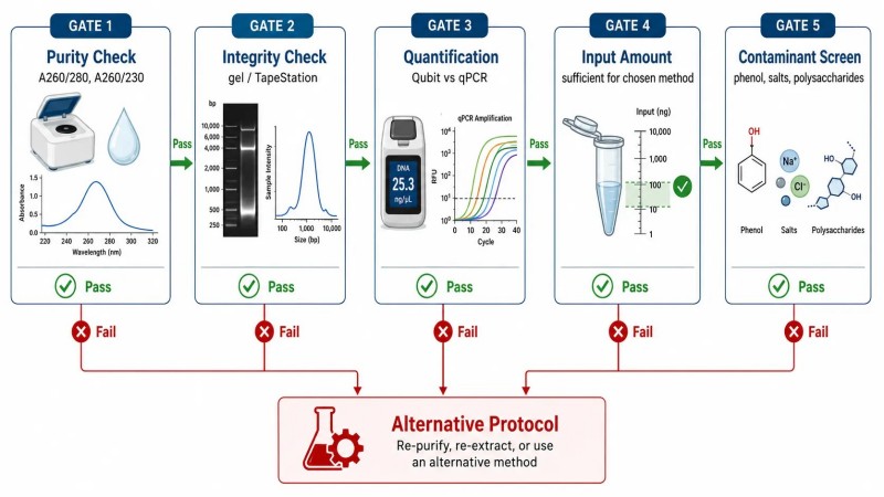 Sample Quality Gates Before NGS